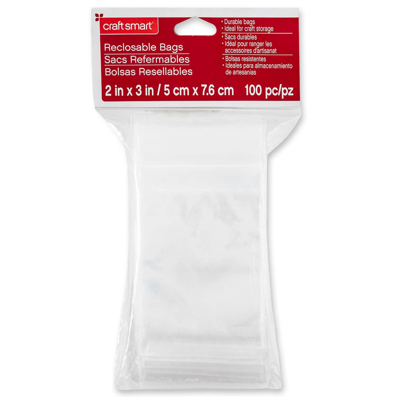 12 Packs: 100 ct. (1200 total) Recloseable Bags by Craft Smart®